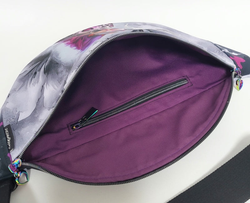 Crossbag LILITH aus Softshell + Minitasche