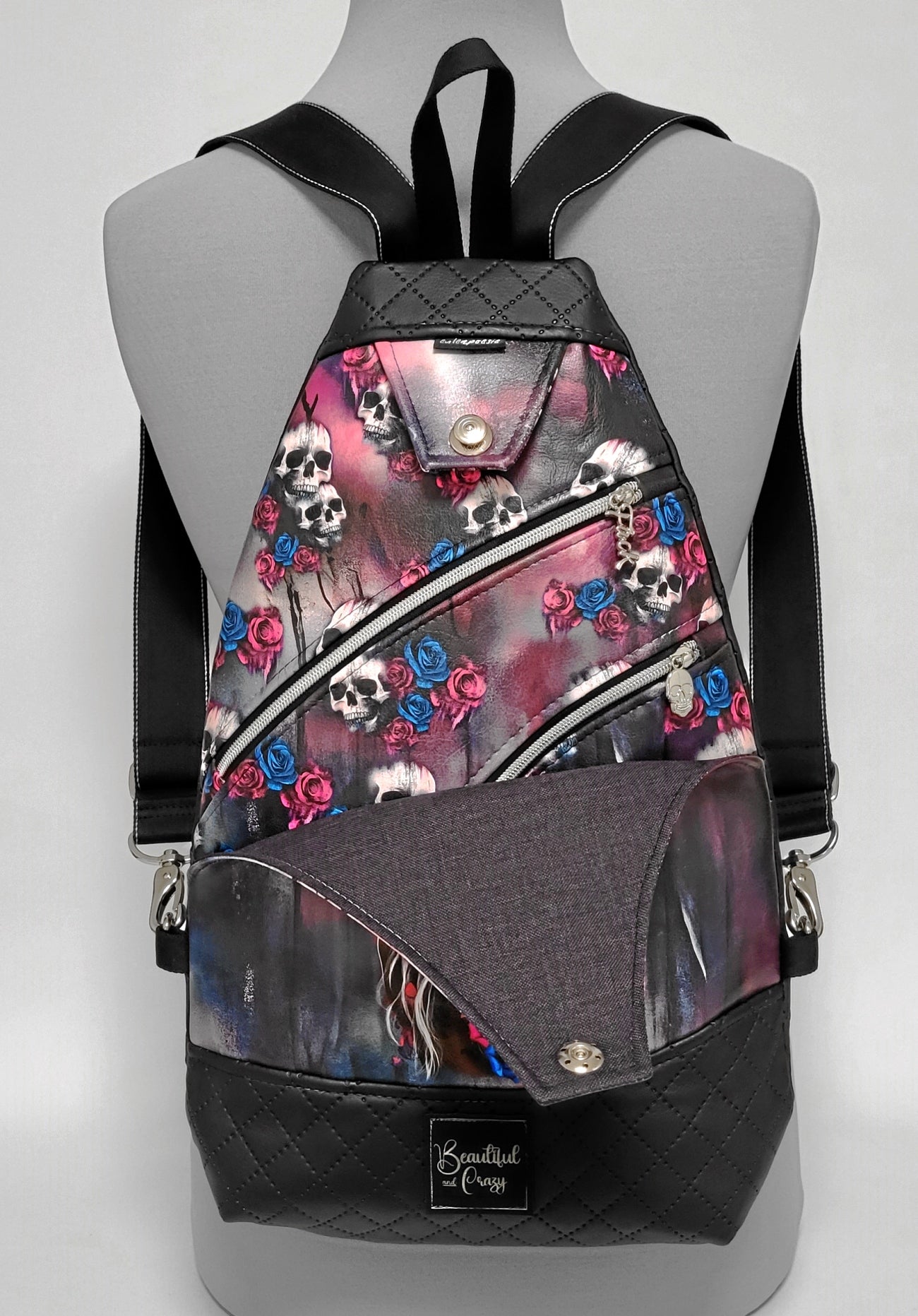 SlingBag Malea Rucksack ROSALIE aus Kunstleder