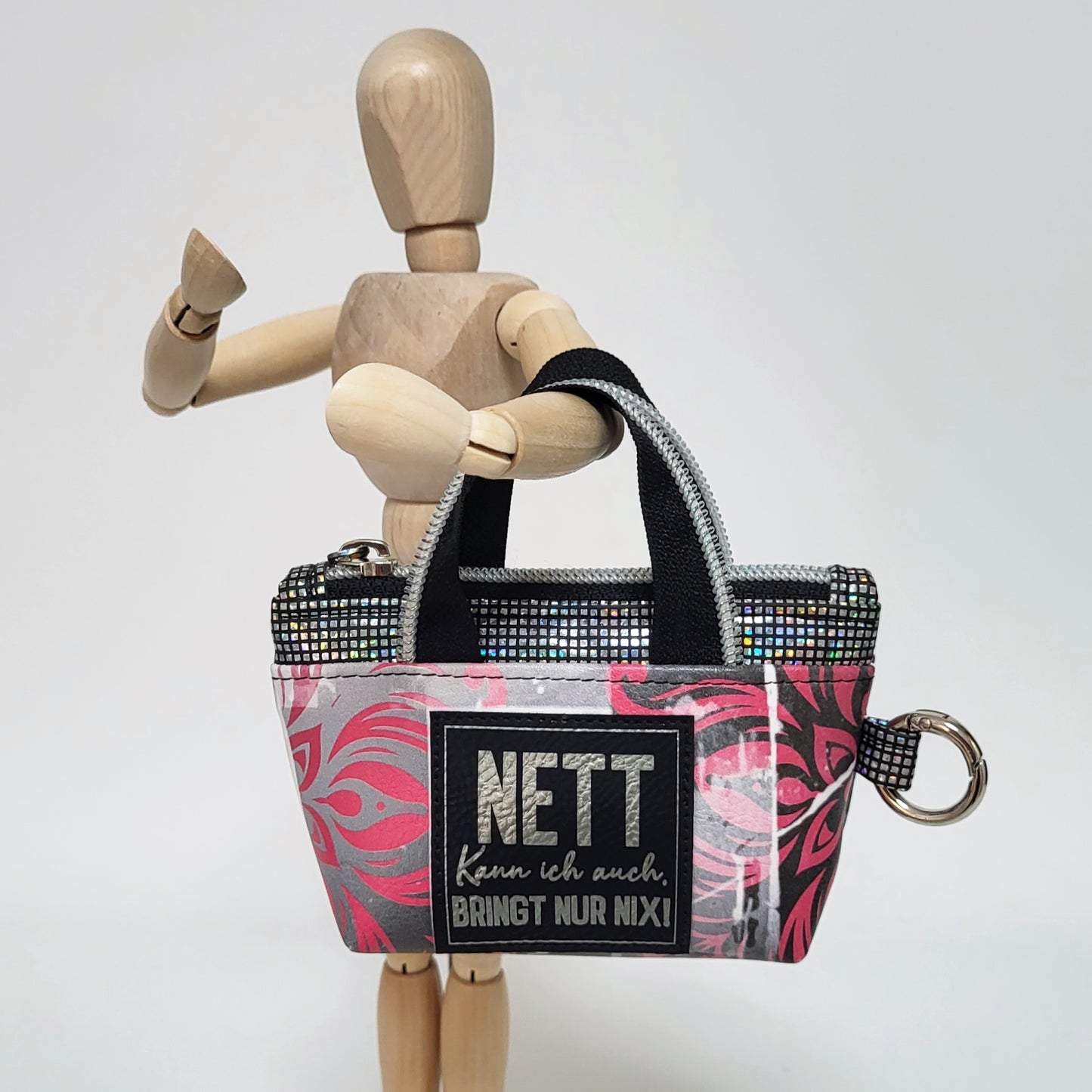 SlingBag Malea Rucksack LA CATRINA 4 aus Kunstleder + Minitasche