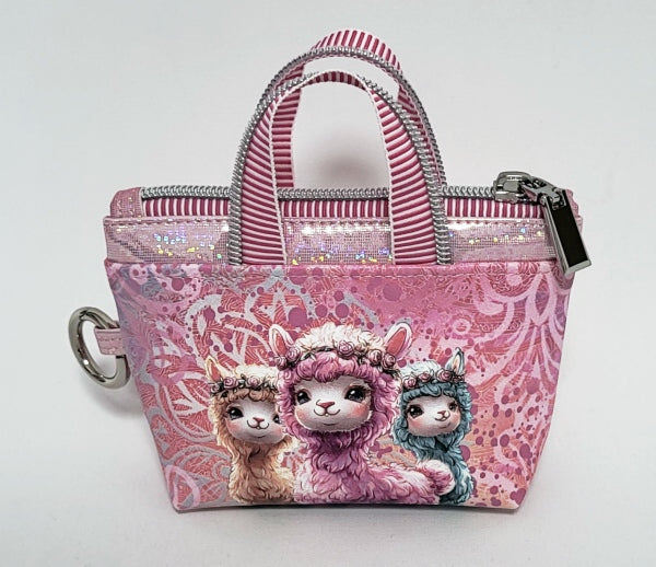Tasche MoreBag ALPAKAS aus Softshell/Kunstleder + Minitasche