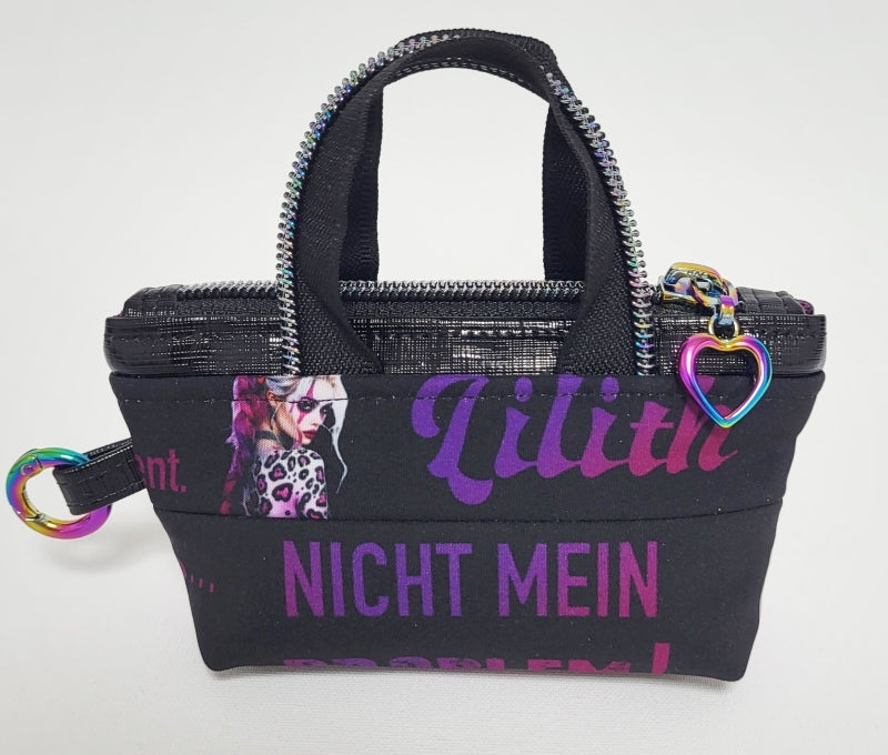 Crossbag LILITH aus Softshell + Minitasche