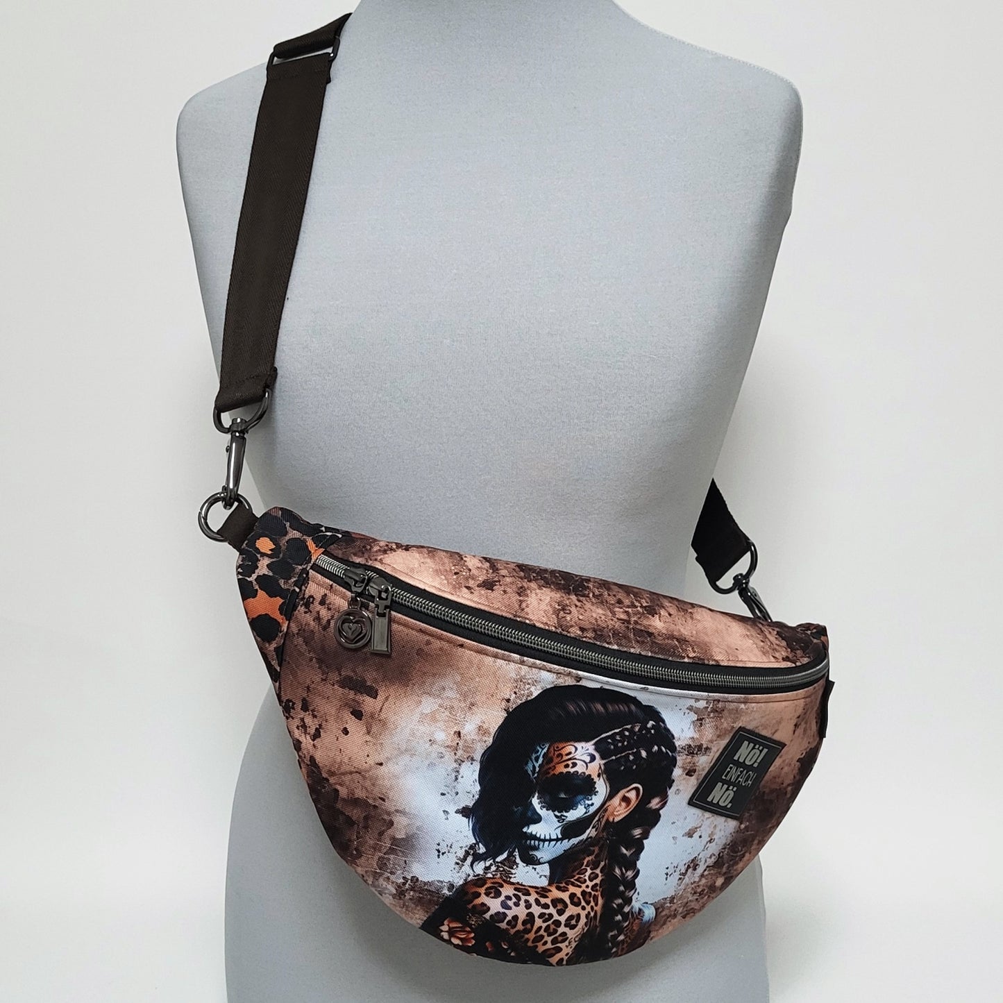 Crossbag EILEEN aus Stoff + Minitasche