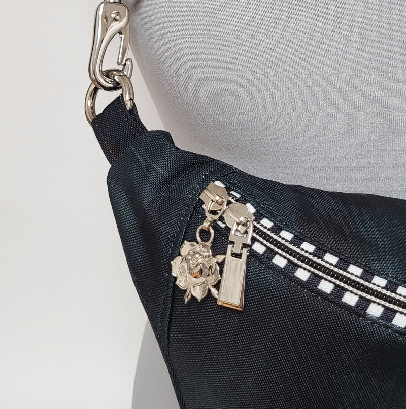 Crossbag ALYSSA aus Stoff + Minitasche