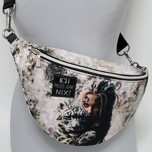 Crossbag EMMA UND SNOW aus Stoff + Minitasche