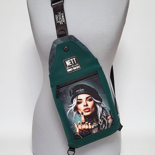 Slingbag Fielder ROGUE aus Softshell und Kunstleder