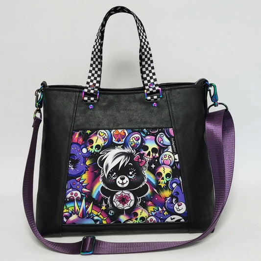 Tasche Gilberta PUNKBÄRCHEN aus Softshell und Kunstleder