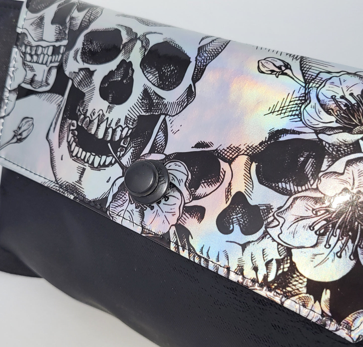 Crossbag SKULL Hologramm aus Kunstleder