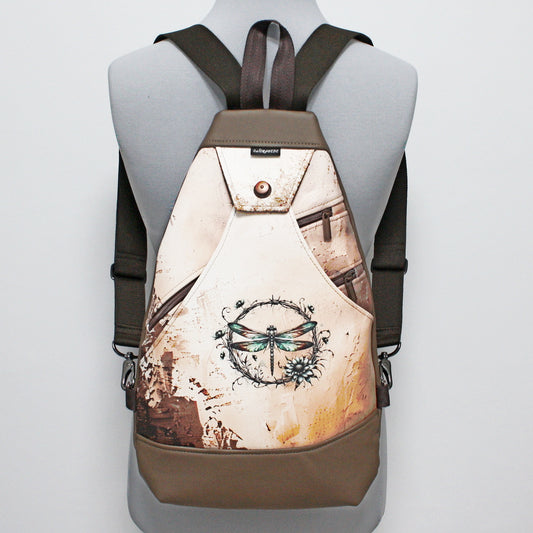 SlingBag Malea Rucksack DRACONIS MUSCA aus Kunstleder