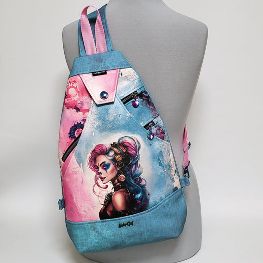 SlingBag Malea OPHELIA aus Kunstleder (und Glow in the Dark)