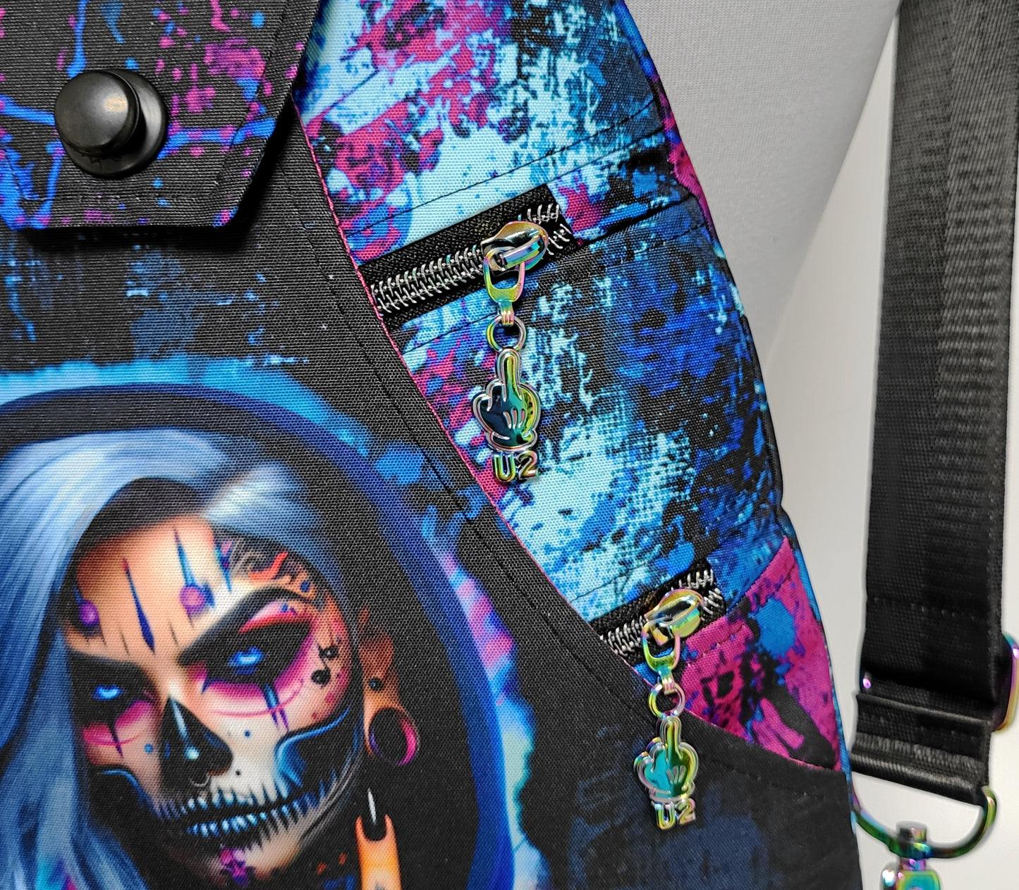 SlingBag Malea Rucksack FUCK YOU aus Outdoorstoff Panama