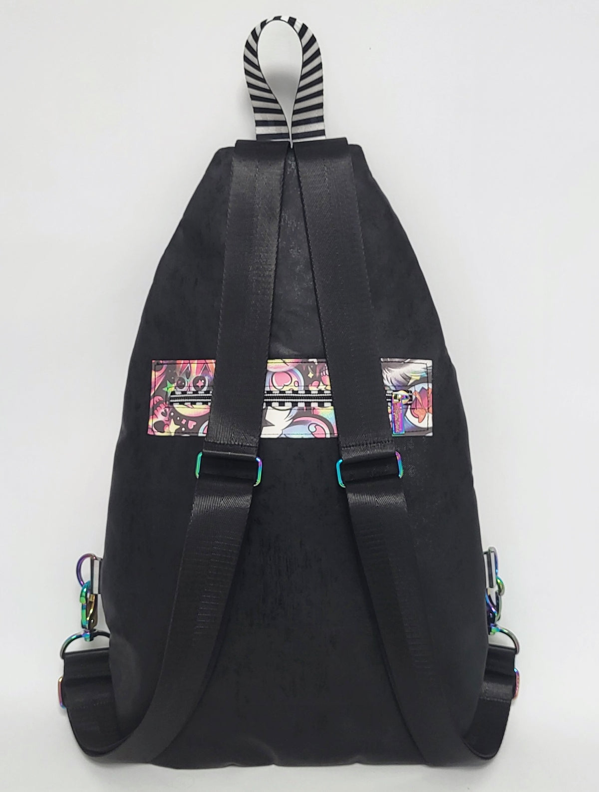 SlingBag Malea Rucksack PUNKBÄRCHEN nachtleuchtend aus Kunstleder