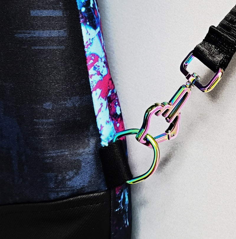 SlingBag Malea BÖSES MÄDCHEN aus Outdoorstoff + Minitasche