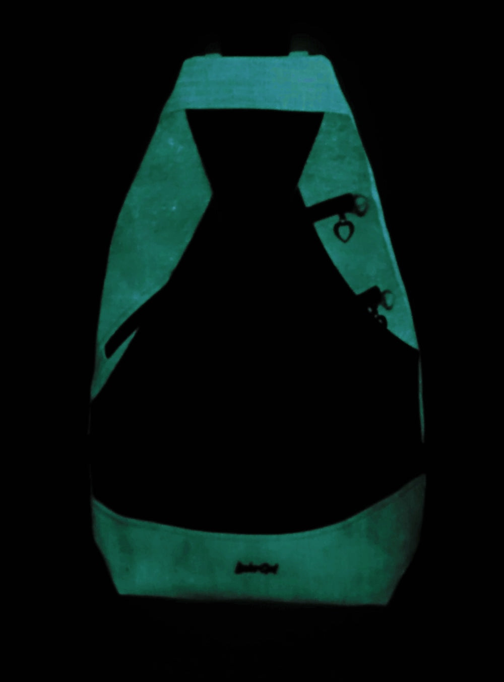 SlingBag Malea OPHELIA aus Kunstleder nachtleuchtend + Minitasche