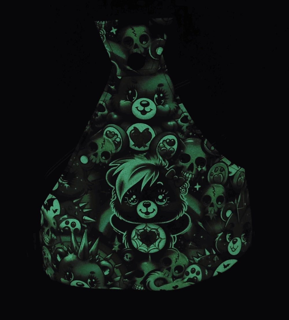 SlingBag Malea Rucksack PUNKBÄRCHEN nachtleuchtend aus Kunstleder