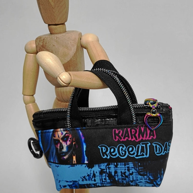 SlingBag Malea BÖSES MÄDCHEN aus Outdoorstoff + Minitasche