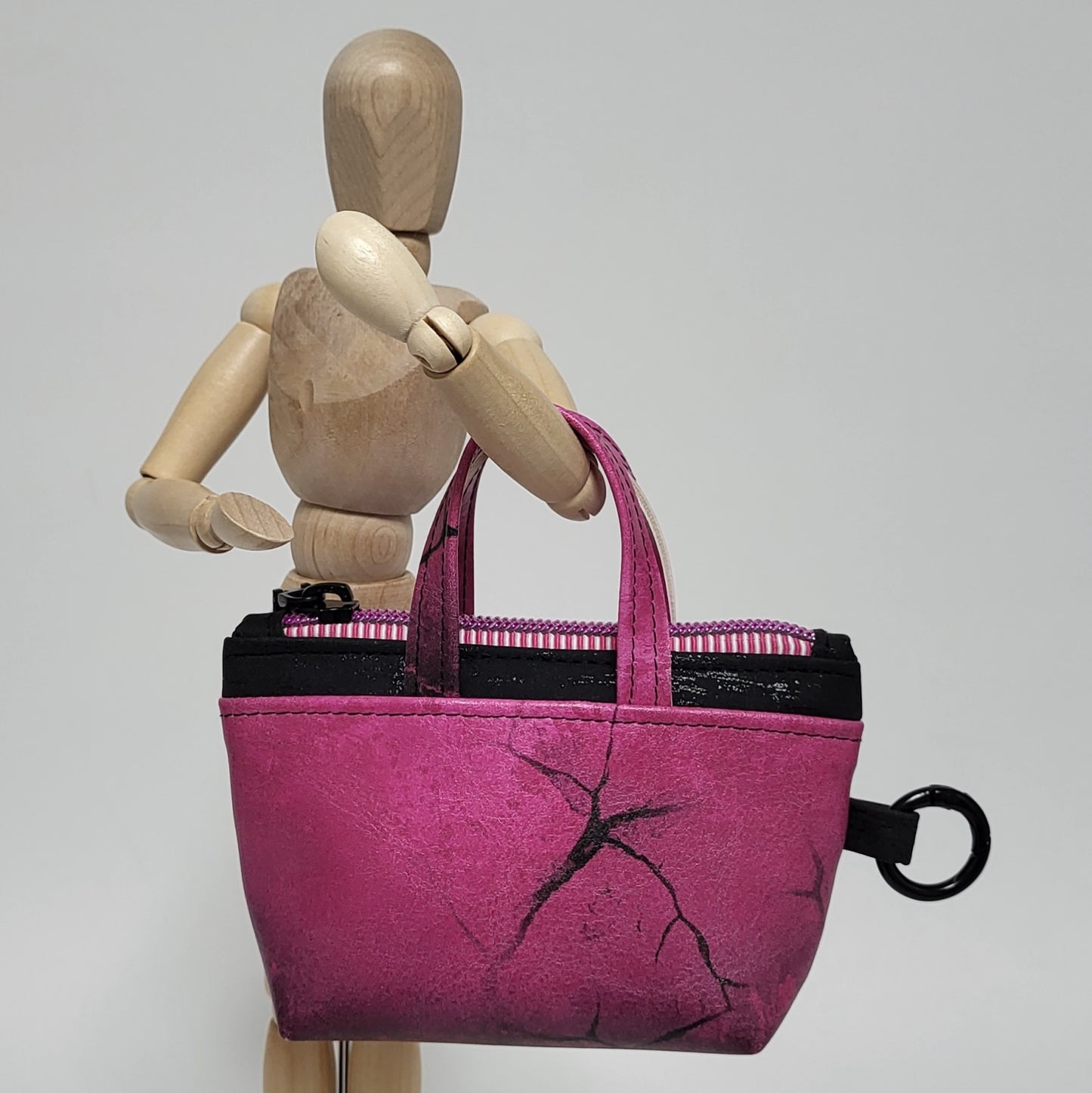 Minitasche BIKER La CATRINA aus Kunstleder