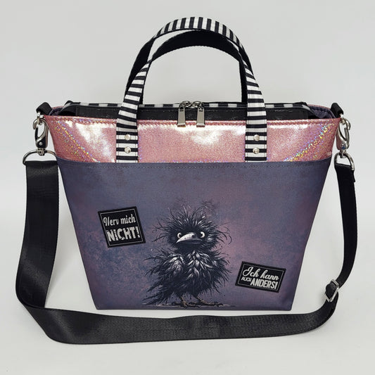 Tasche MoreBag CROWDY aus Canvas und Kunstleder