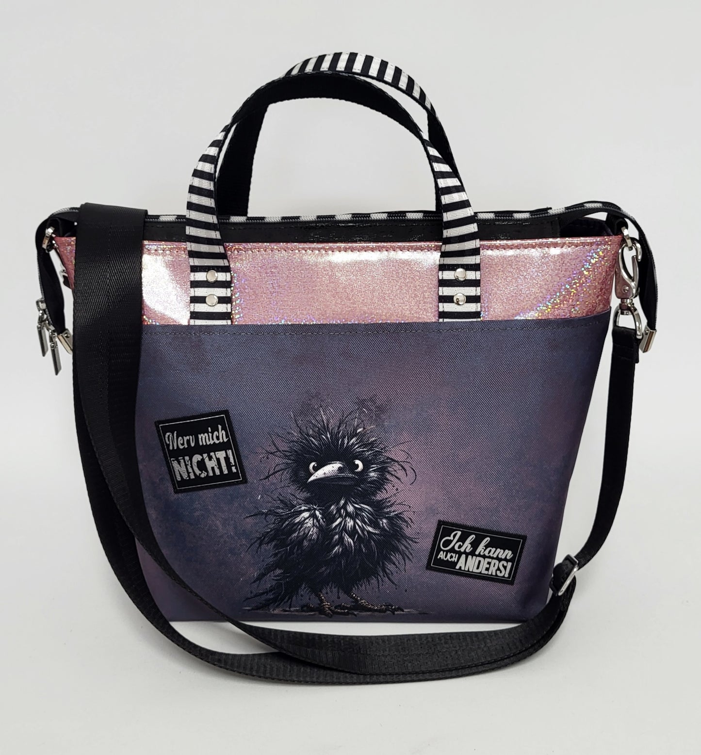 Tasche MoreBag CROWDY aus Canvas und Kunstleder