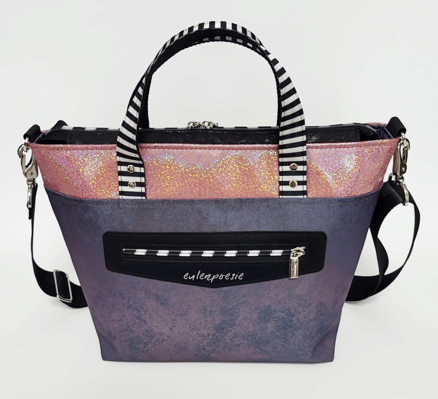 Tasche MoreBag CROWDY aus Canvas und Kunstleder