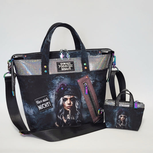 Tasche MoreBag NOCTARA aus Softshell + Minitasche