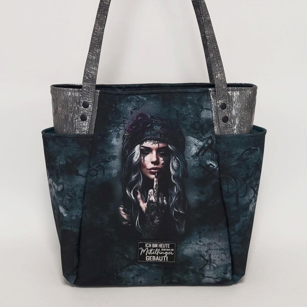 Tasche NOCTARA aus Softshell und Kunstleder