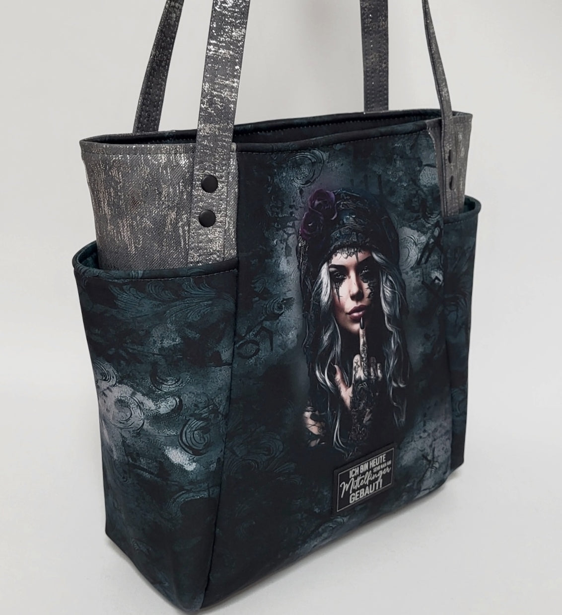 Tasche NOCTARA aus Softshell und Kunstleder