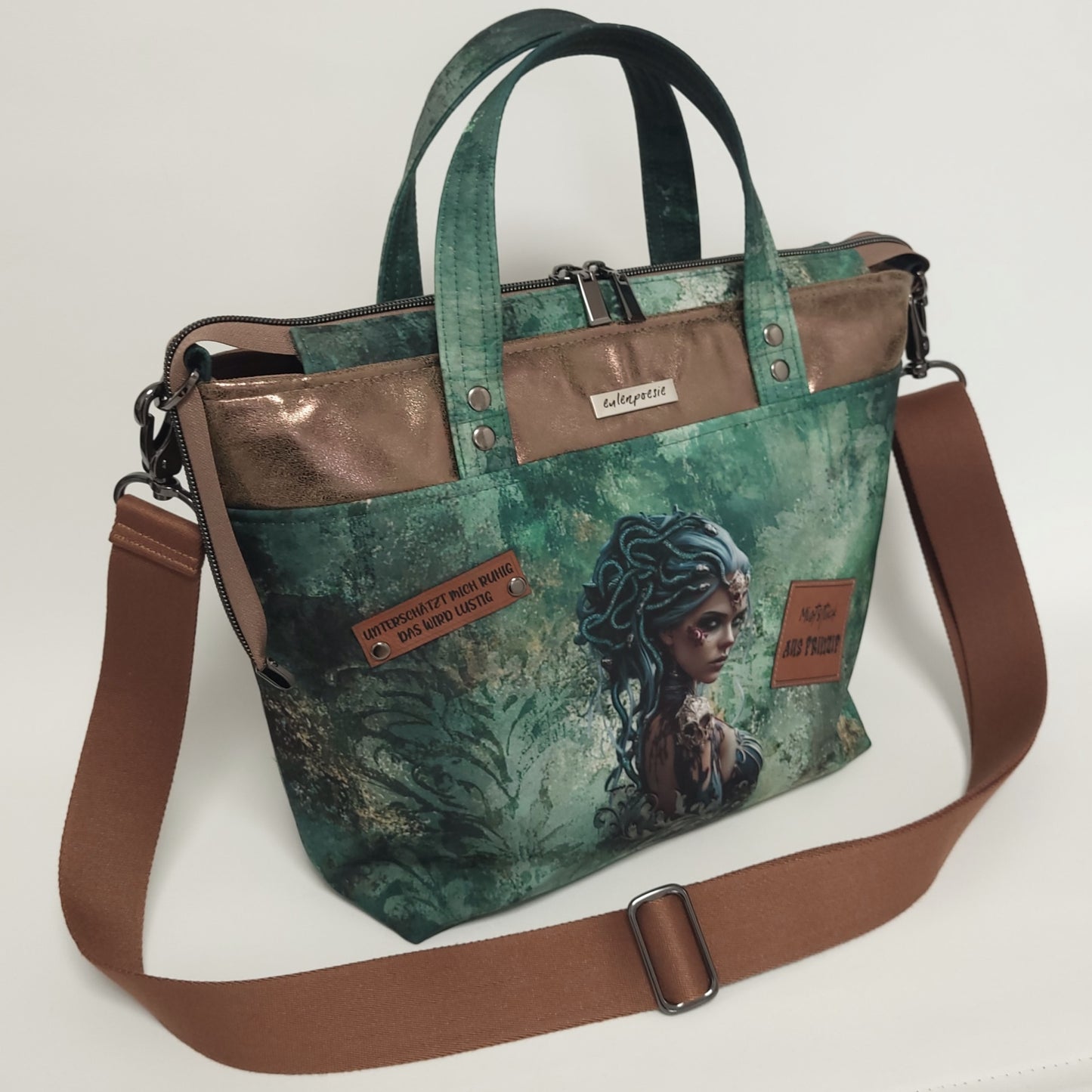 Tasche MoreBag GORGONIA aus Softshell und Kunstleder