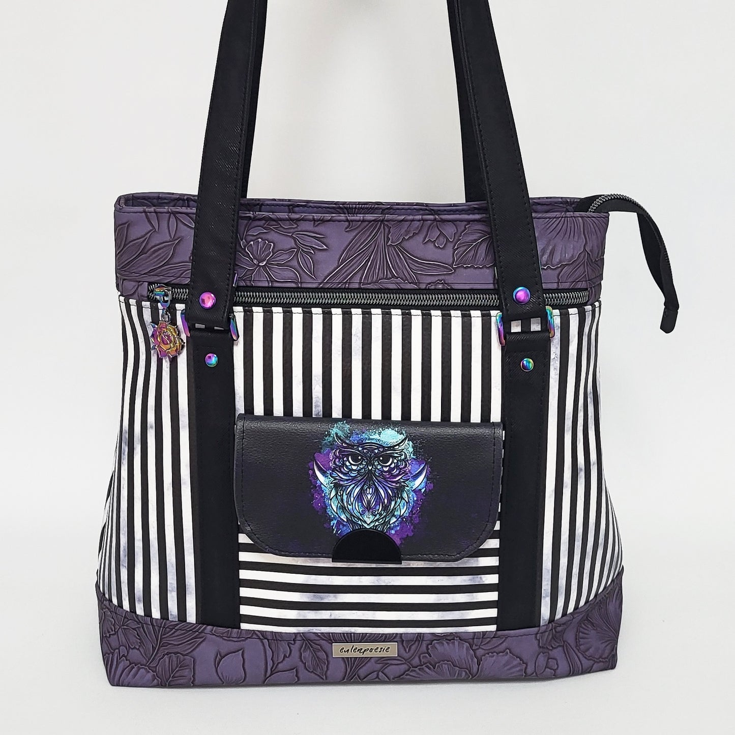 Tasche Parvati GALAXY OWL aus Kunstleder