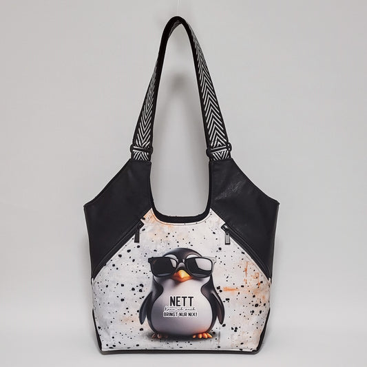 Shopper Elli PINGUIN aus Softshell und Kunstleder