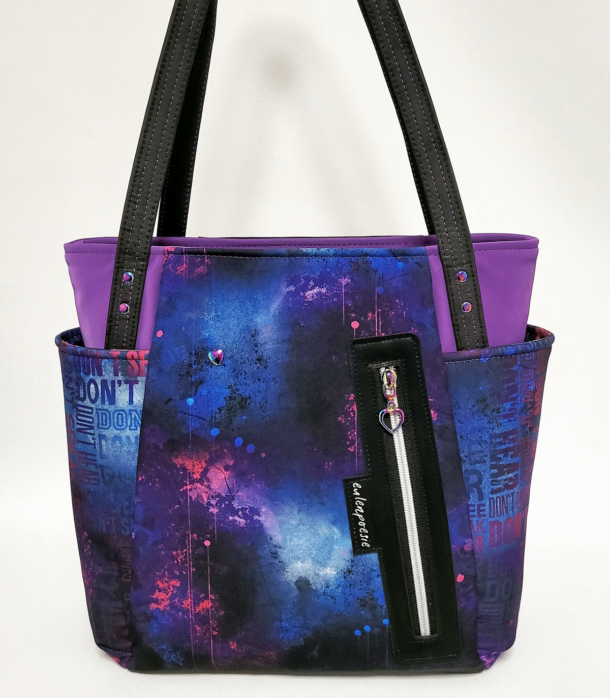 Tasche DREI LADIES aus Softshell und Kunstleder