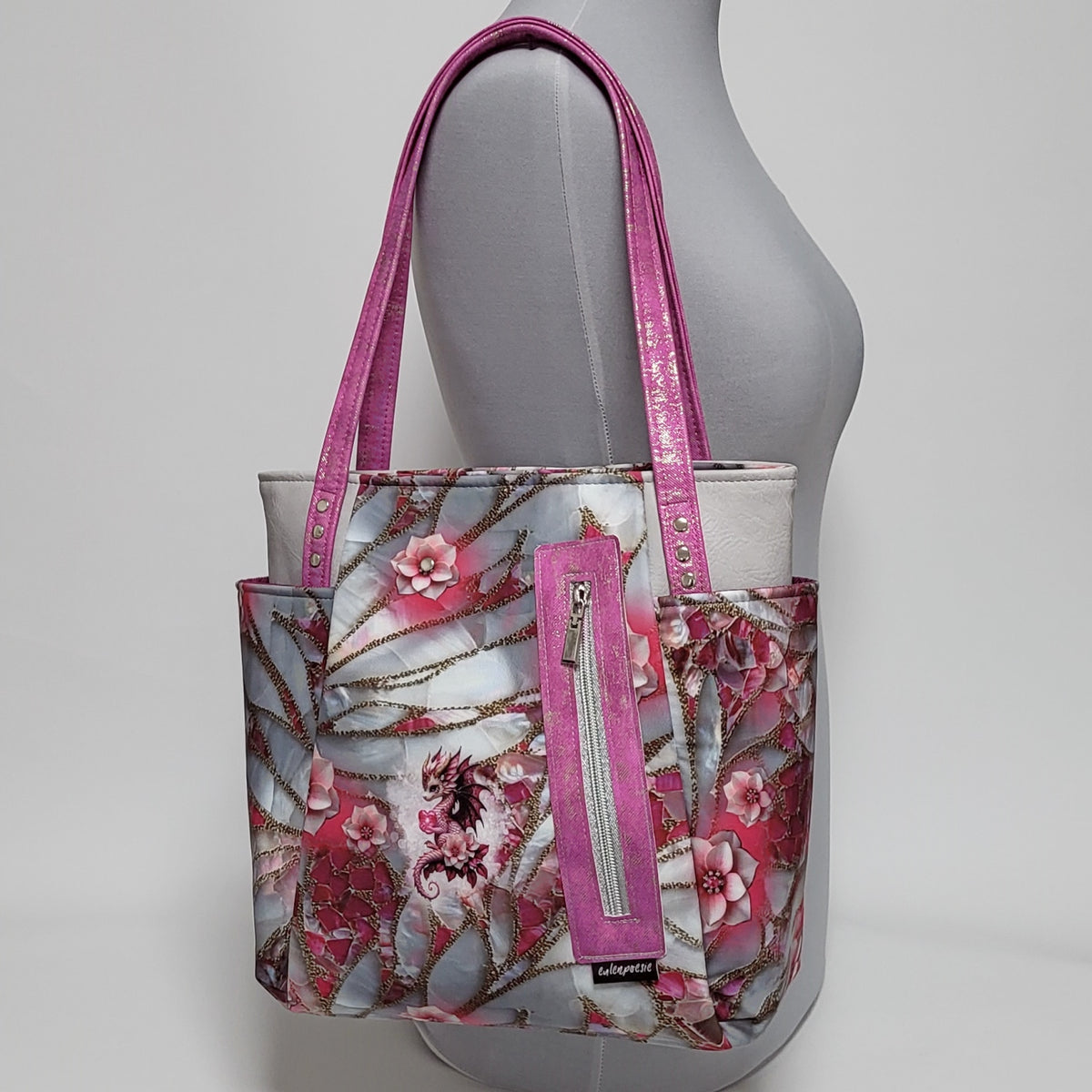 Tasche Toteally Upright SERAPHINA aus Softshell und Kunstleder